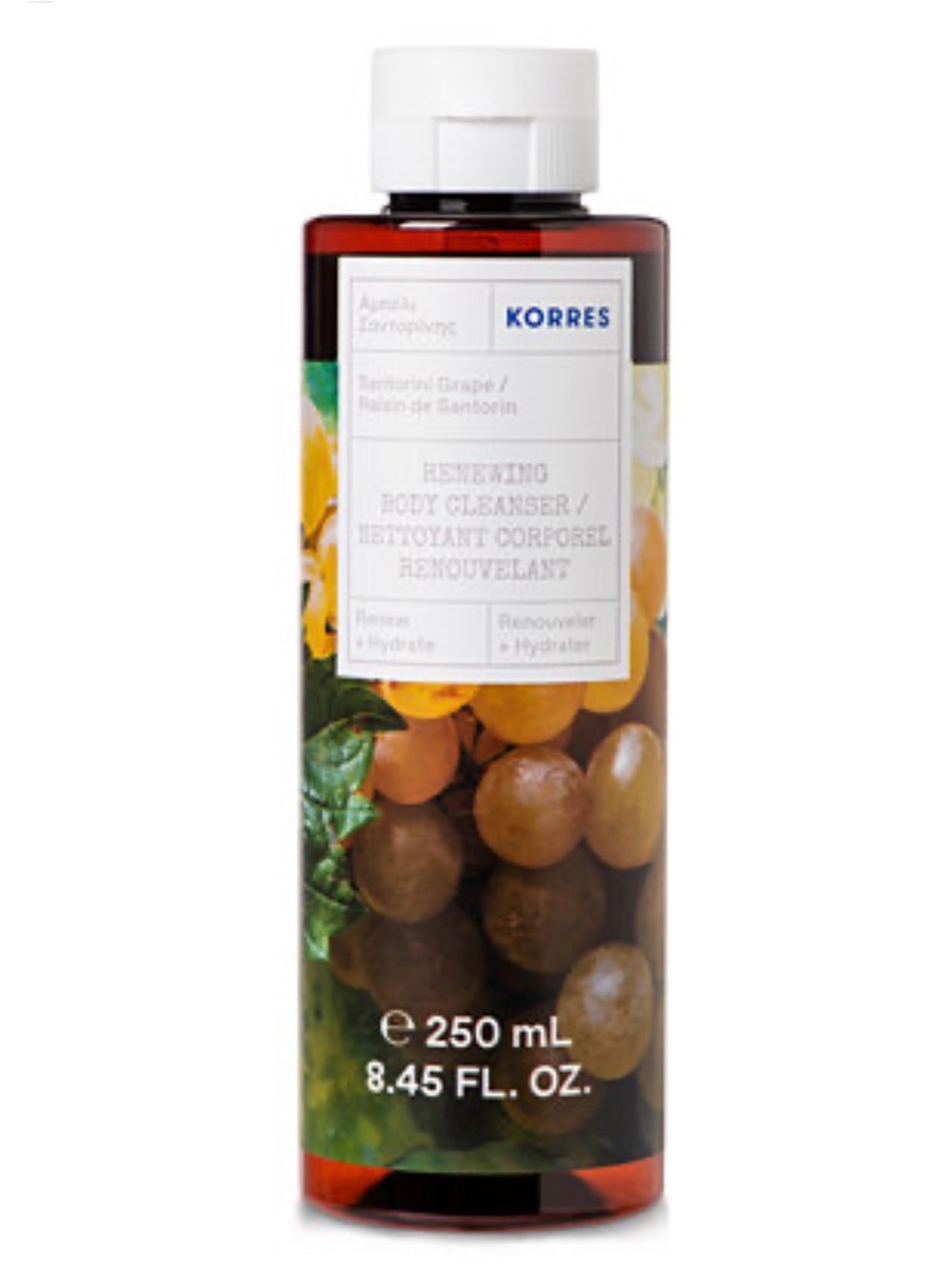Korres Renewing Body Cleanser - Santorini Grape 250 ml